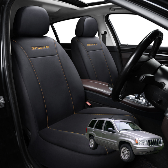 Car Front Seat Cover for Jeep Gladiator 2020 - Current JT - Black - 27 x 26 x 10 cm