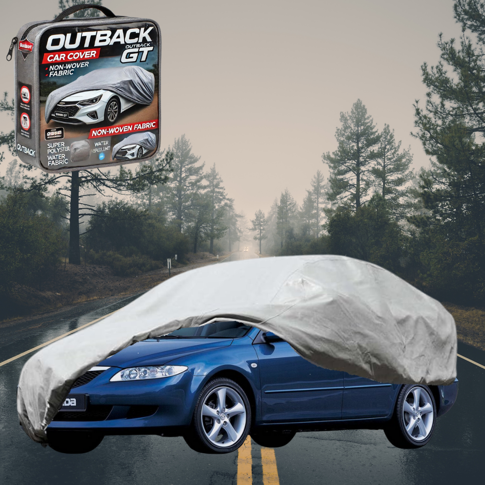 Silvershield Outdoor Car Cover for Mazda 6 2002 - 2008 GG, GH, GY, GH1 L - Grey