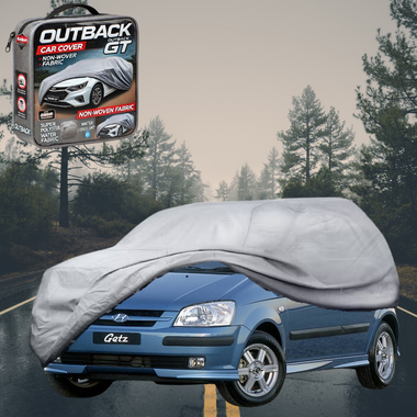 Silvershield Outdoor Car Cover for Hyundai Getz 2002 - 2011 TB - L - Grey