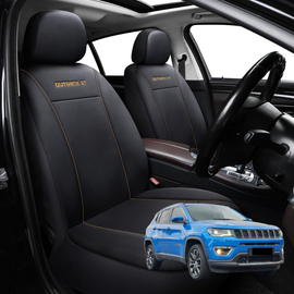 Car Front Seat Cover for Jeep Compass 2017 - Current M6 - Black - 27 x 26 x 10 cm