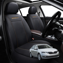 Car Front Seat Cover for Skoda Octavia 2013 - 2020 NE - Black - 27 x 26 x 10 cm