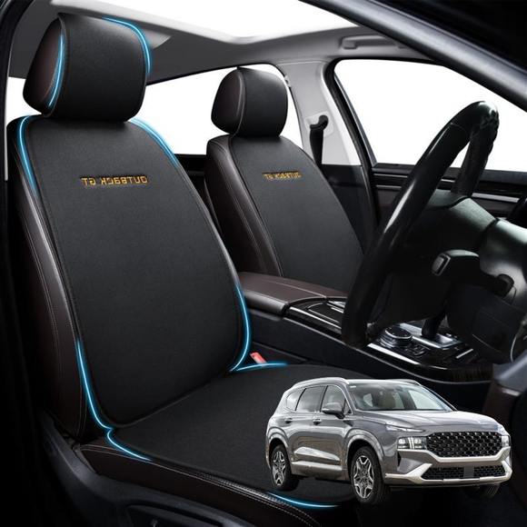 Car Front Seat Cushion Pad for Hyundai Santa Fe Hybrid 2019 - 2023 - Pressure Relief - 27 x 26 x 10 cm