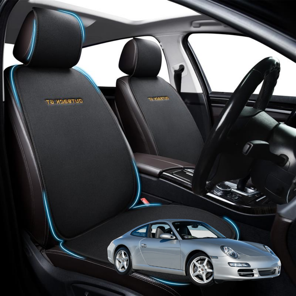 Car Front Seat Cushion Pad for Porsche 911 Bose 2005 - 2012 (997 with Bose) - Pressure Relief - 27 x 26 x 10 cm