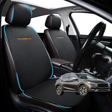 Car Front Sideless Seat Cushion for Infiniti QX30 2016 - 2020 - Pressure Relief - 27 x 26 x 10 cm