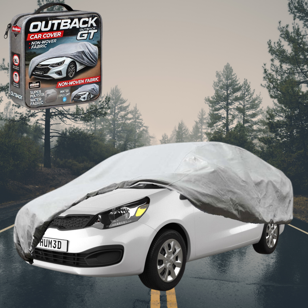 Silvershield Outdoor Car Cover for Kia Rio 2012 - 2016 (UB) L - Grey
