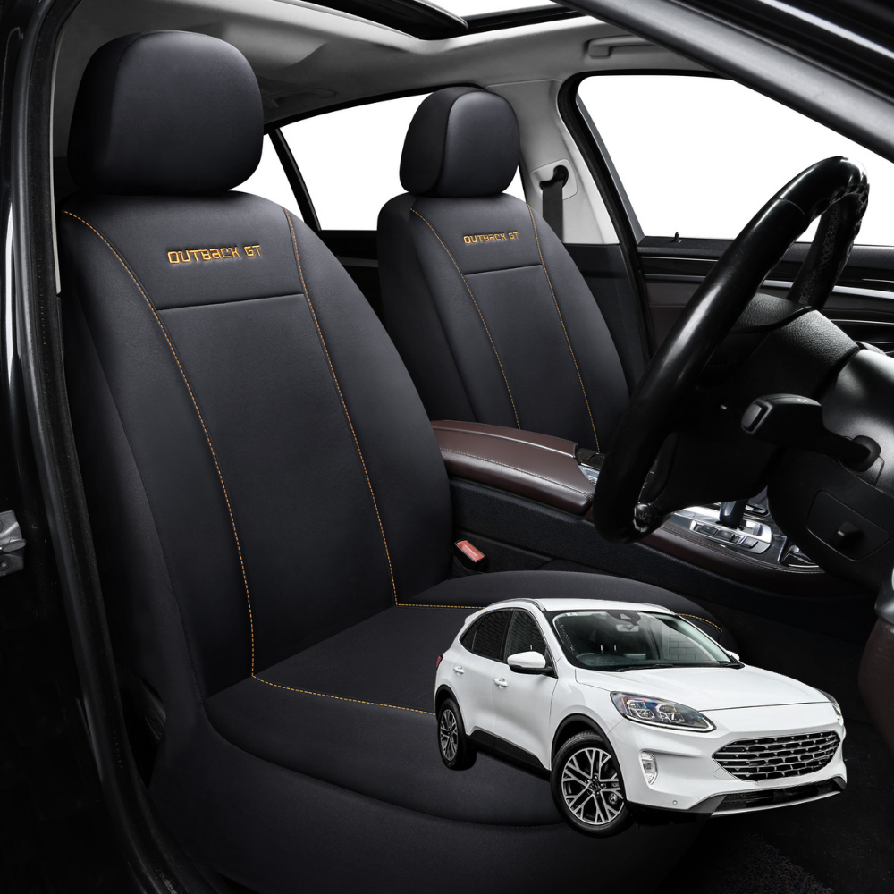 Car Front Seat Cover for Ford Escape 2020 - Current ZH - Black