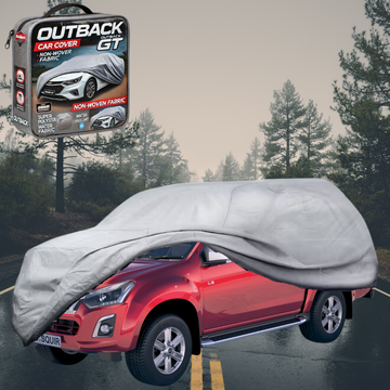 Silvershield Outdoor Car Cover for Isuzu D-Max Crew Cab 2011 - 2020 (RT50/85) - XL - Grey