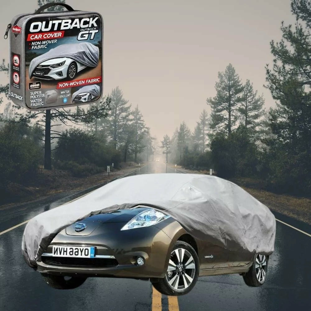 Silver Shield Outdoor Car Cover for Nissan LEAF 2013 - 2017 L - Grey
