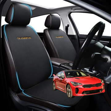 Car Front Sideless Seat Cushion for Kia Stinger 2017 - Current CK - Pressure Relief - 27 x 26 x 10 cm