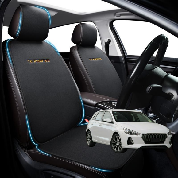 Car Front Seat Cushion Pad for Hyundai i30 2017 - 2021 (PD Hatch/Fastback) - Pressure Relief - 27 x 26 x 10 cm