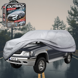 Silvershield Outdoor Car Cover for Toyota Hilux Double Cab 2005 - 2015 XL - Grey
