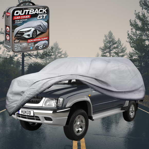 Silvershield Outdoor Car Cover for Toyota Hilux Double Cab 2005 - 2015 XL - Grey