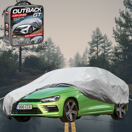 Silvershield Outdoor Car Cover for VolksWagen Scirocco R 2009 - 2017 L - Grey