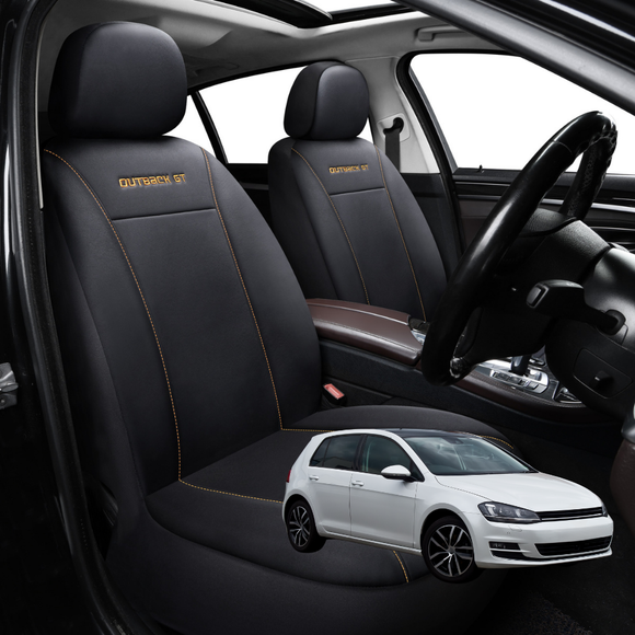 Car Front Seat Cover for VolksWagen Golf 2013 - 2021 Hatch/Wagon (MK7) - Black - 27 x 26 x 10 cm