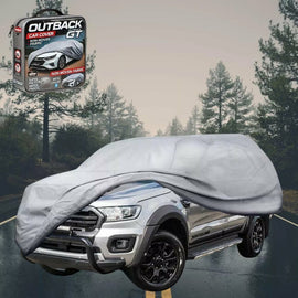 Silvershield Outdoor Car Cover for Ford Ranger 2022 - Current PX Mk3 XL - Grey