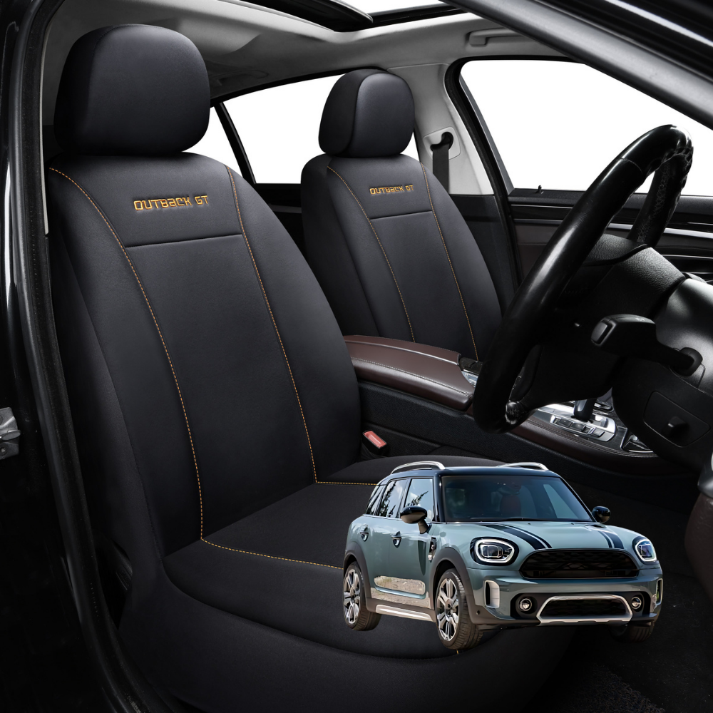 Car Front Seat Cover for MINI Countryman 2017 - 2023 (F60) - Black