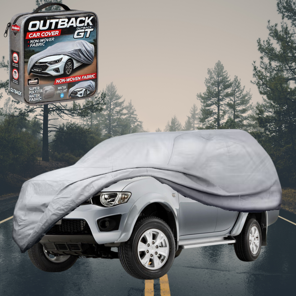 Silvershield Outdoor Car Cover for Mitsubishi Triton Double Cab 2006 - 2015 (ML MN) XL - Grey