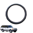 Steering Wheel Cover for Land Rover Range Rover 1994 - 2002 (P38A) - Black Microfiber Leather - Circle 38 cm-1