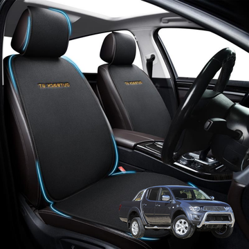 Car Front Sideless Seat Cushion for Mitsubishi Triton Double Cab 2006 - 2015 (ML MN) - Pressure Relief - 27 x 26 x 10 cm