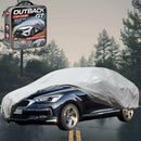 Silvershield Outdoor Car Cover for Citroen DS 5 2011 - 2018 L - Grey-1
