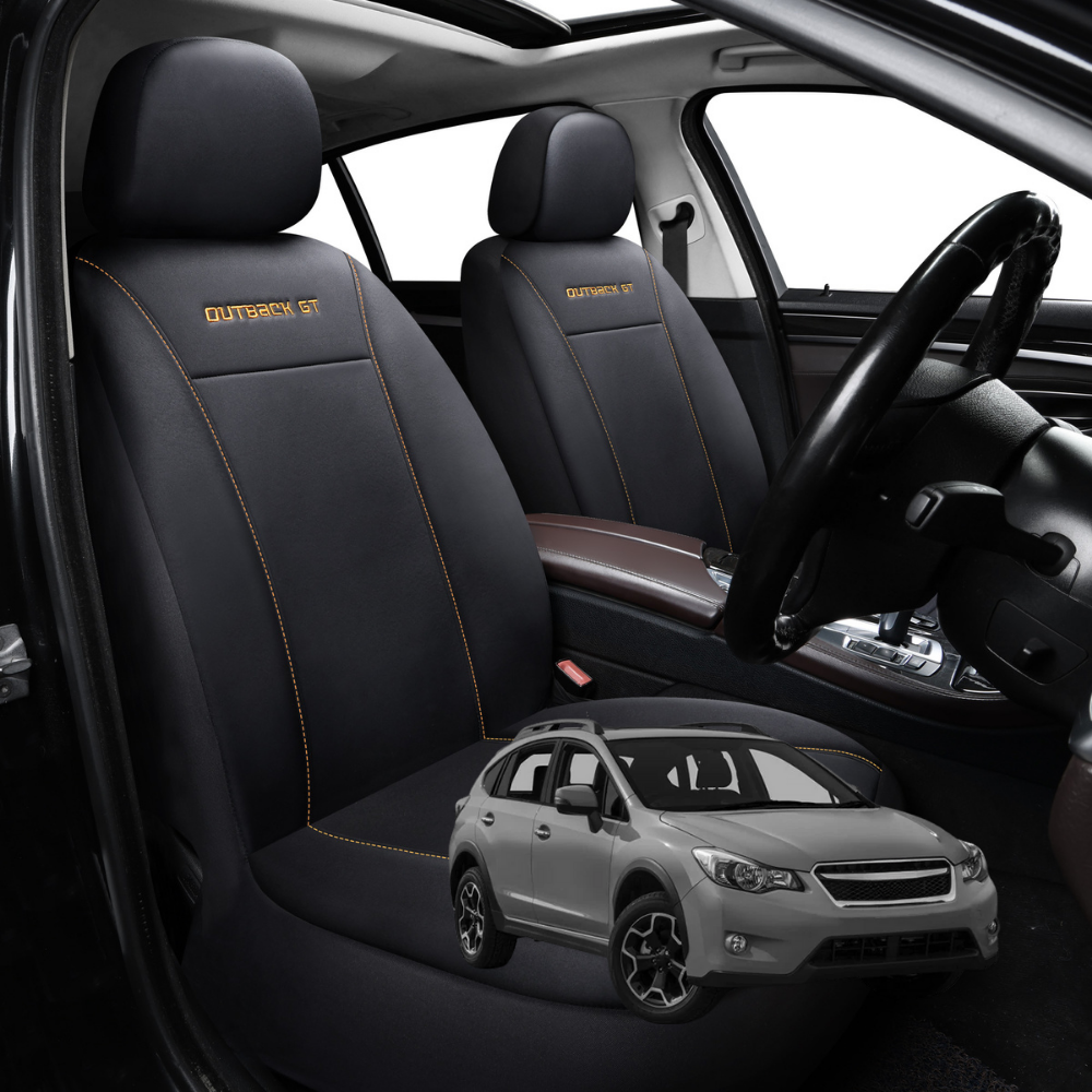 Car Front Seat Cover for Subaru XV 2012 - 2017 (GP) - Black