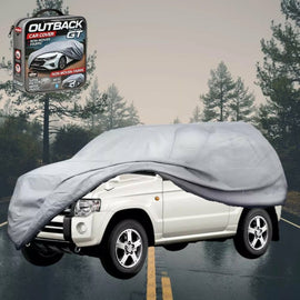 Silvershield Outdoor Car Cover for Mitsubishi Pajero Mini 1998 - 2012 (H53A/H58A) LC - Grey