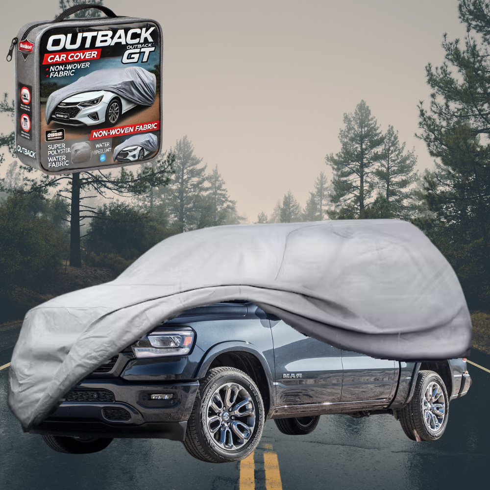 Silver Shield Outdoor Car Cover for RAM 1500 Laramie 2019 - Current (DT) XXLC - Grey