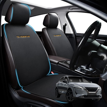 Car Front Sideless Seat Cushion for Nissan QASHQAI 2022 - Current (J12) - Pressure Relief - 27 x 26 x 10 cm