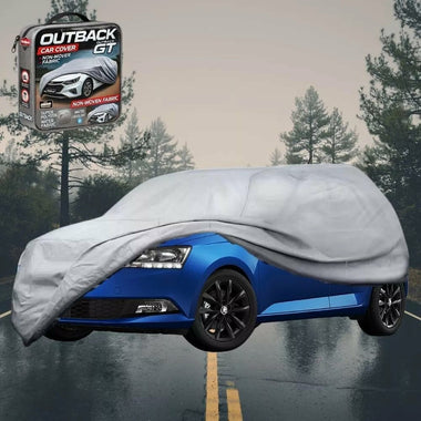 Silvershield Outdoor Car Cover for Skoda Fabia 2014 - 2021 (NJ) - L - Grey