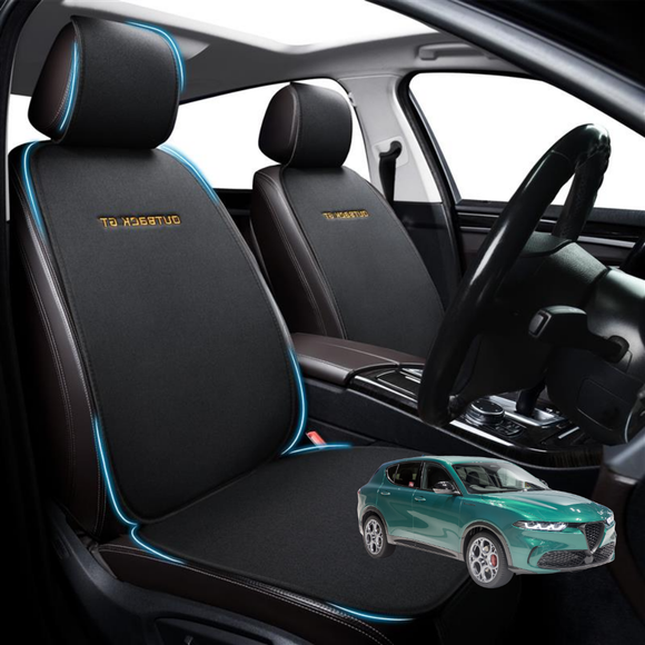 Car Front Seat Cushion Pad for Alfa Romeo Tonale 2023 - Current (965) - Pressure Relief - 27 x 26 x 10 cm