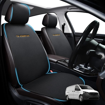 Car Front Sideless Seat Cushion for Mercedes-Benz Vito Van 2014 - Current (W447) - Pressure Relief - 27 x 26 x 10 cm