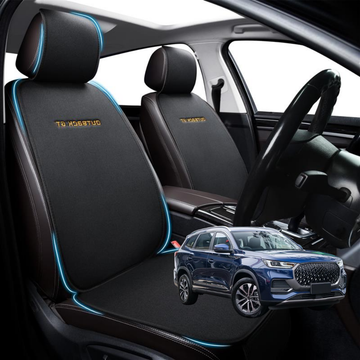 Car Front Sideless Seat Cushion for Chery Tiggo 8 Pro Max 2024 - Current (T31) Elite, Urban, Ultimate - Pressure Relief - 27 x 26 x 10 cm