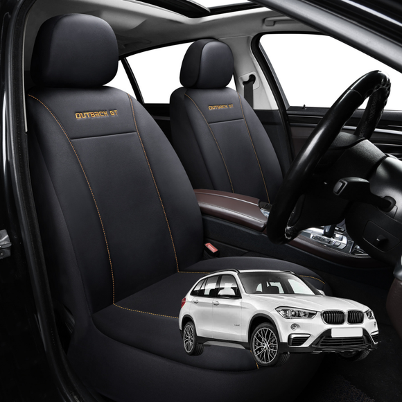 Car Front Seat Cover for BMW X1 2016 - 2022 (F48) - Black - 27 x 26 x 10 cm