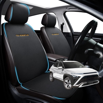 Car Front Sideless Seat Cushion for Hyundai Kona 2023 - Current (SX2 Hybrid) - Pressure Relief - 27 x 26 x 10 cm