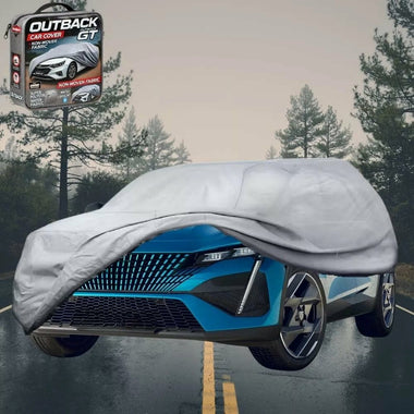 Silvershield Outdoor Car Cover for Peugeot 408 2022 - Current (P54) - L - Grey