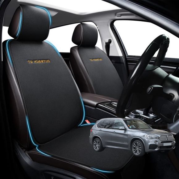 Car Front Sideless Seat Cushion for BMW X5 2013 - 2018 (F15 F85) - Pressure Relief - 27 x 26 x 10 cm