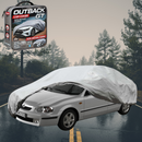 Silvershield Outdoor Car Cover for Mazda 323 1998 - 2003 L - Grey-1
