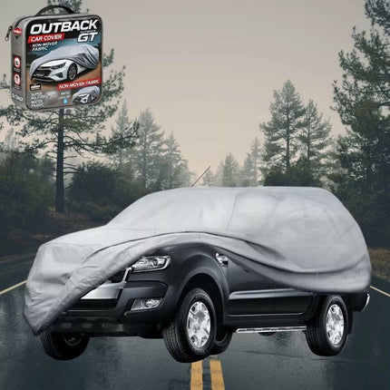 Silvershield Outdoor Car Cover for Ford Ranger 2015 - 2018 (PX2 Dual Cab Ute) XL - Grey