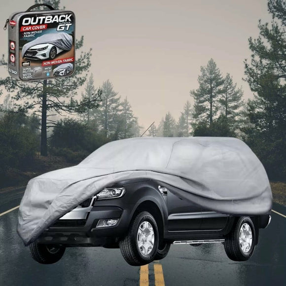 Silvershield Outdoor Car Cover for Ford Ranger 2015 - 2018 (PX2 Dual Cab Ute) XL - Grey