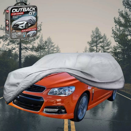 Silvershield Outdoor Car Cover for Holden Commodore 2013 - 2017 (VF) L - Grey