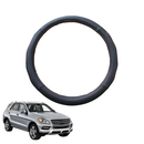 Steering Wheel Cover for Mercedes-Benz ML-Class 2012 - 2019 (W166) - Black Microfiber Leather - Circle 38 cm-1