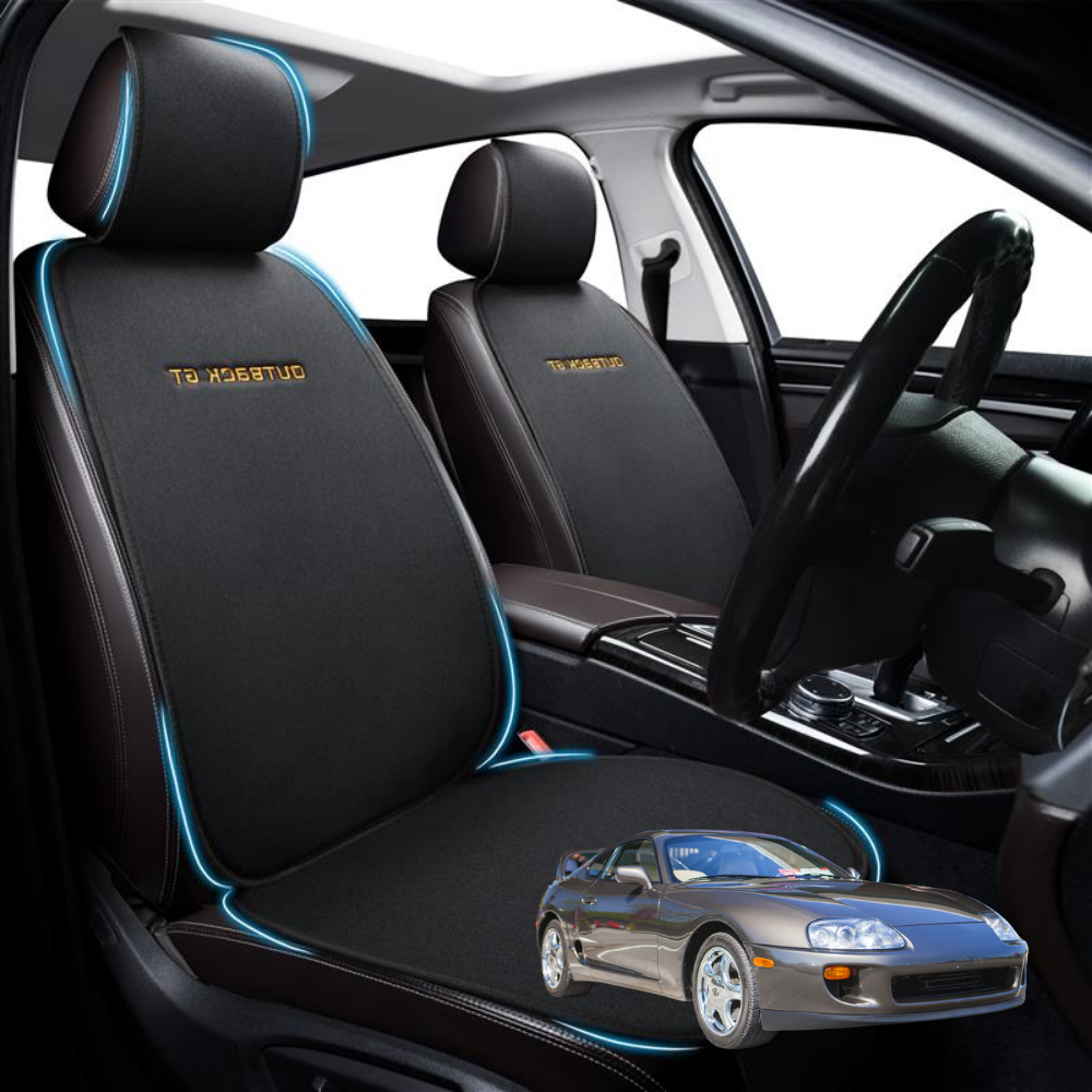 Car Front Seat Cushion Pad for Toyota Supra 1993 - 2019 A80, A90 - Pressure Relief - 27 x 26 x 10 cm