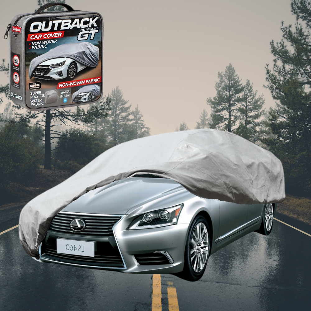 Silver Shield Outdoor Car Cover for Lexus LS 2007 - 2017 (XF40) L - Grey