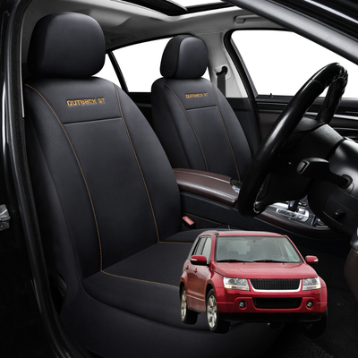 Car Front Seat Cover for Suzuki Grand Vitara 2005 - 2015 (5-Door) SQ, JT - Black - 27 x 26 x 10 cm