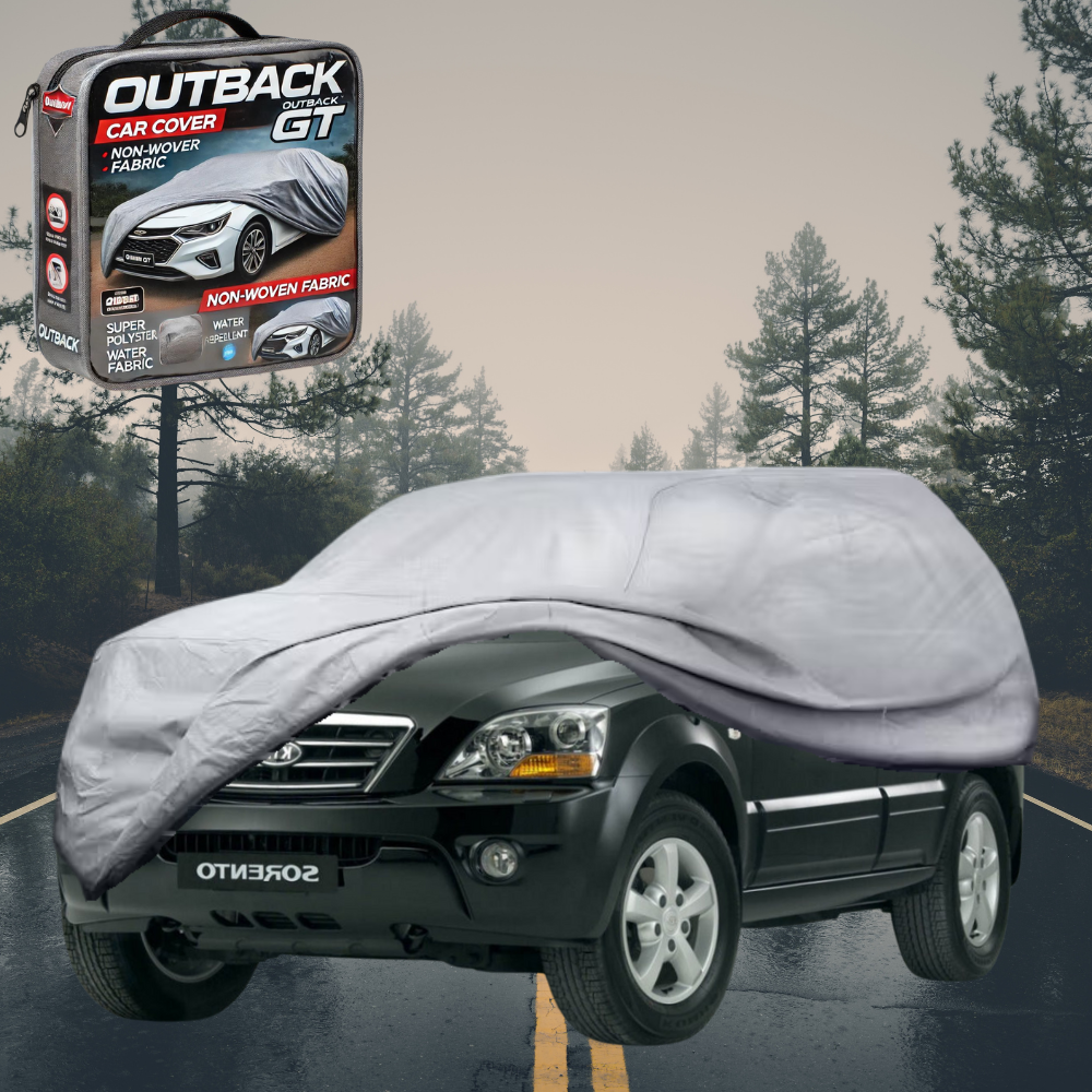 Silver Shield Outdoor Car Cover for Kia Sorento 2003 - 2008 (BL) XL - Grey
