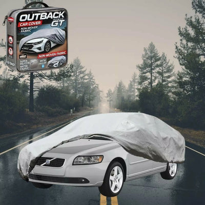 Silvershield Outdoor Car Cover for Volvo S40 2004 - 2012 (Manual) L - Grey