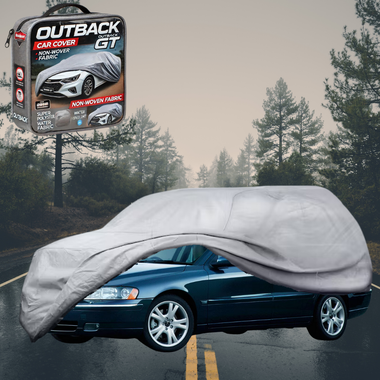 Silvershield Outdoor Car Cover for Volvo V70 2000 - 2007 Mk II, Mk II Facelift - L - Grey