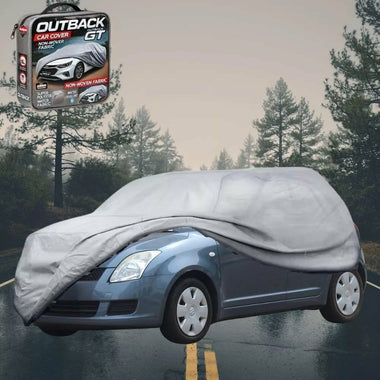 Silvershield Outdoor Car Cover for Suzuki Swift 2004 - 2010 (Manual) - L - Grey