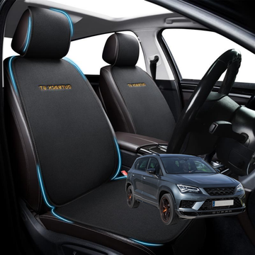 Car Front Sideless Seat Cushion for Cupra Ateca 2016 - Current - Pressure Relief - 27 x 26 x 10 cm
