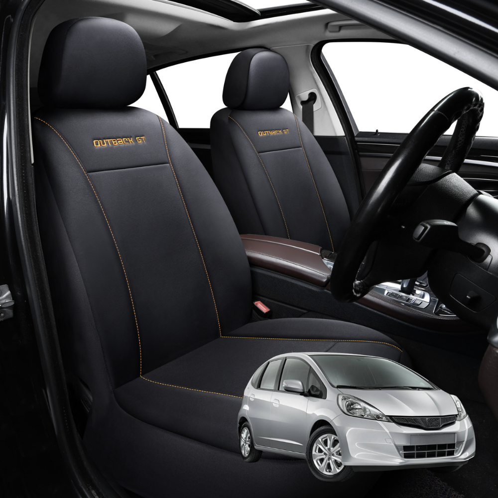 Car Seat Cover for Honda Jazz  2008 - 2014 (FIT GE/GG) - Black